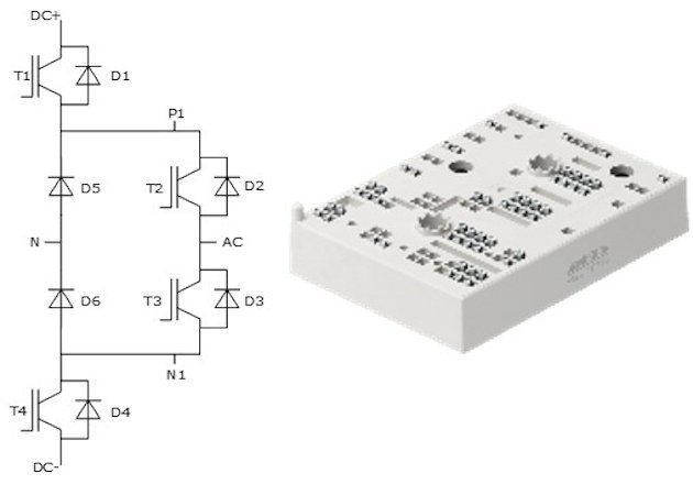 MiniSKiiP MLI 400A 中的完整 NPC 相腳